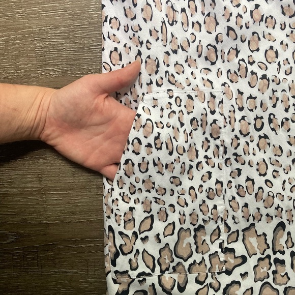 Karen Millen Animal Print Mini Dress Size 6 - Picture 4 of 5